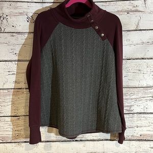 Maurices Side Button-up Sweatshirt